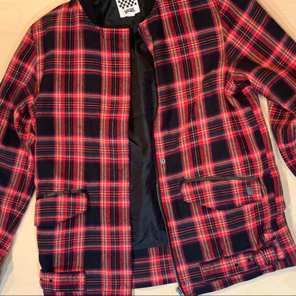 VANS flannel bomber